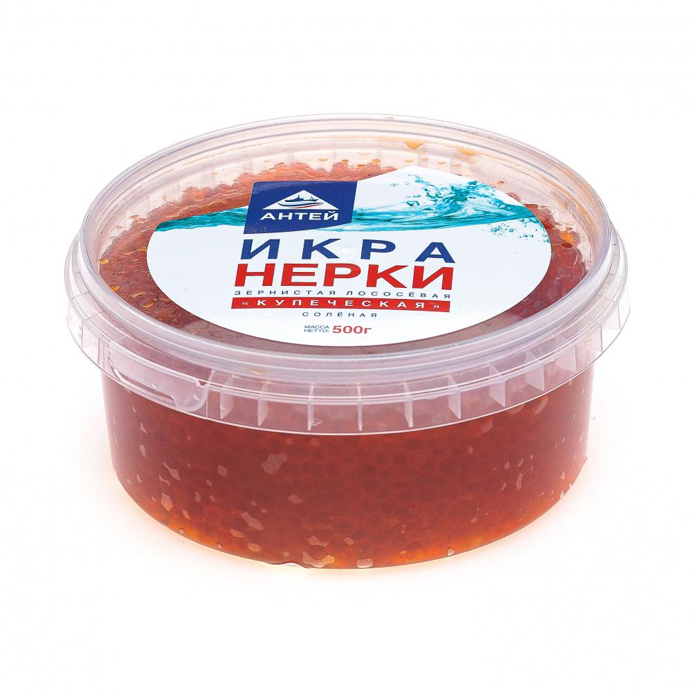 Икра нерки солёная 500гр пл/б 